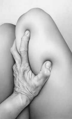Cath Riley - flesh:  hand and knees