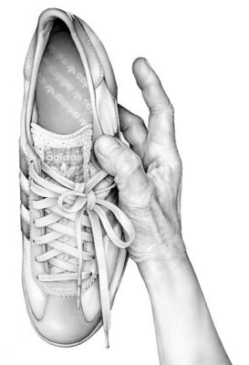 Cath Riley - hands:  adidas