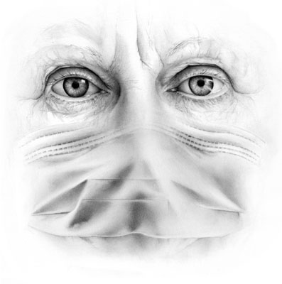 Cath Riley | Drawings and Illustration - faces